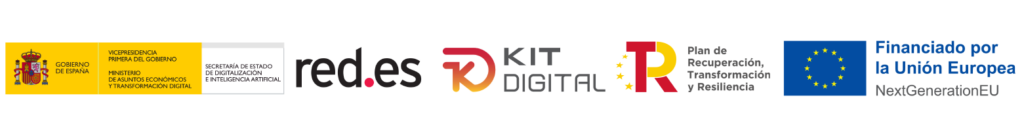 Agenda España Digital 2025, el Plan de Digitalización de PYMEs 2021-2025, y el Plan de Recuperación, Transformación y Resiliencia de España -Financiado por la Unión Europea- Next Generation EU (Programa Kit Digital)